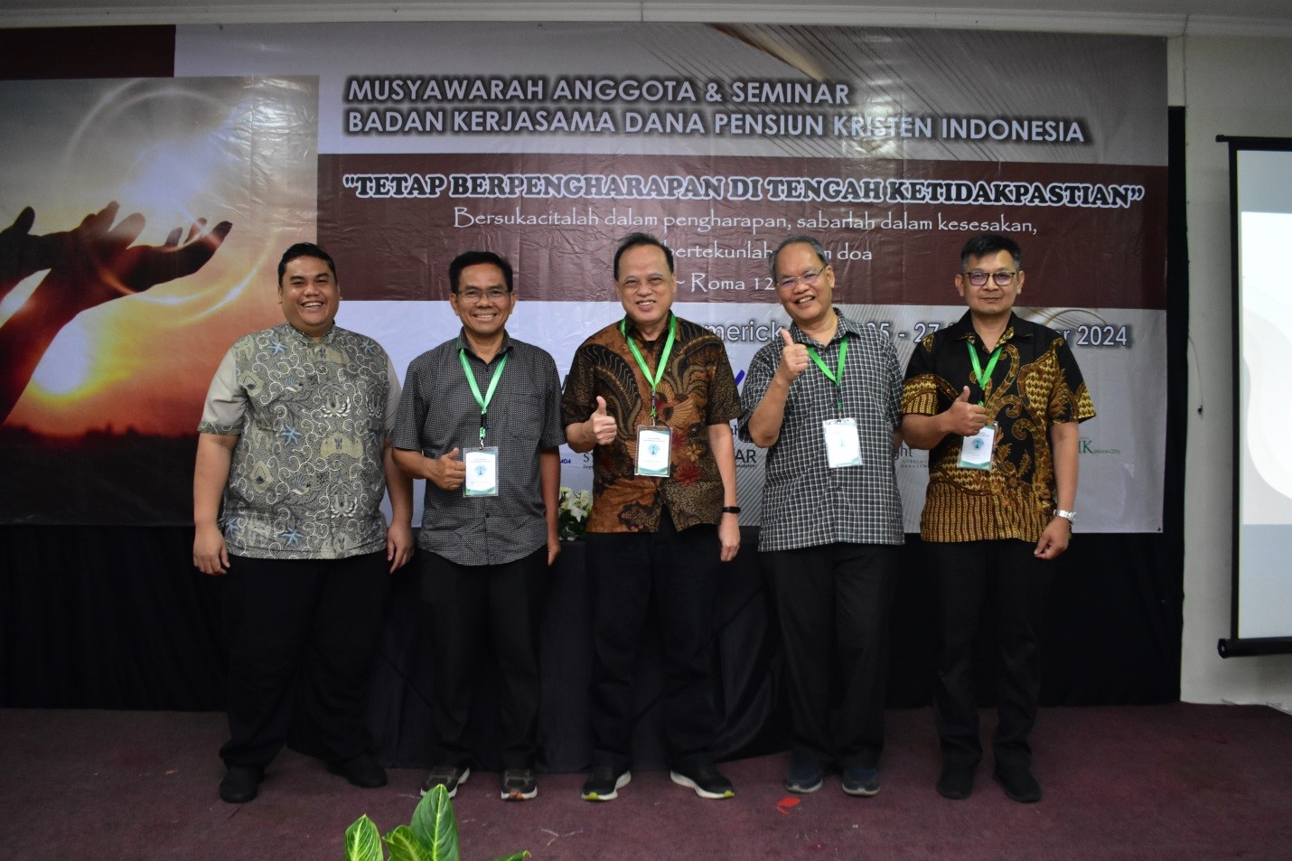 Musyawarah Anggota dan Seminar Badan Kerja Sama Dana Pensiun Kristen Indonesia Tahun 2024